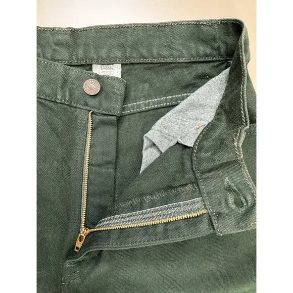 Vintage 1994 Levis 550 Womens 11 Relaxed Fit Tapered Leg Green USA Made Western - Picture 6 of 16